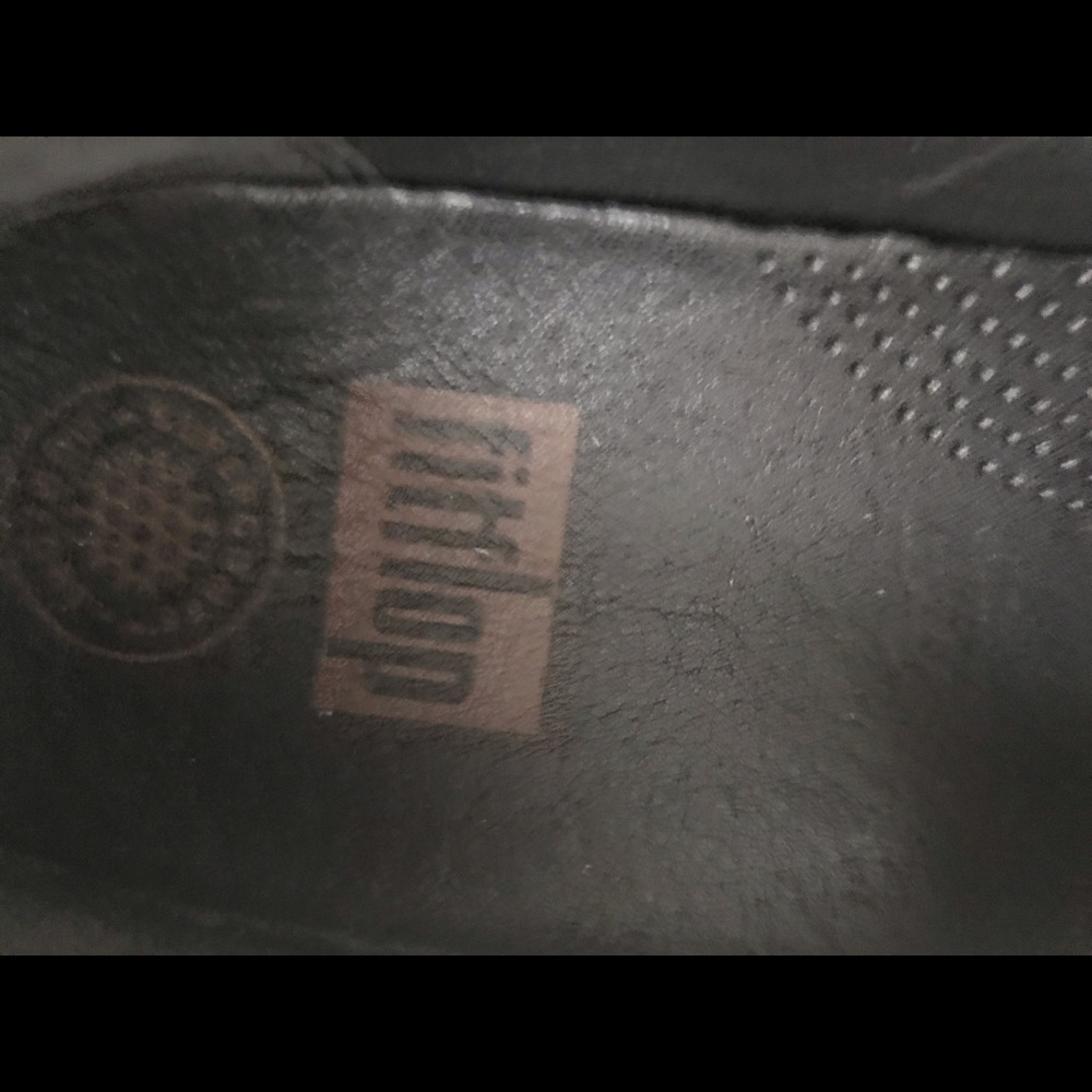 Attractive lizard-like slip on shoes.  Worn once!